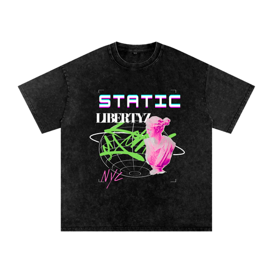Acid Wash Oversize T-Shirt - 250 GSM