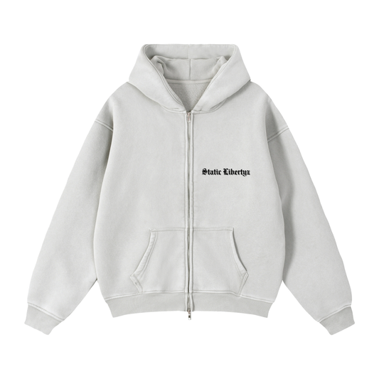 NEVER SURRENDER Boxy Fleeced Hoodie