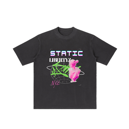 Vintage Wash Drop Shoulder T-shirt