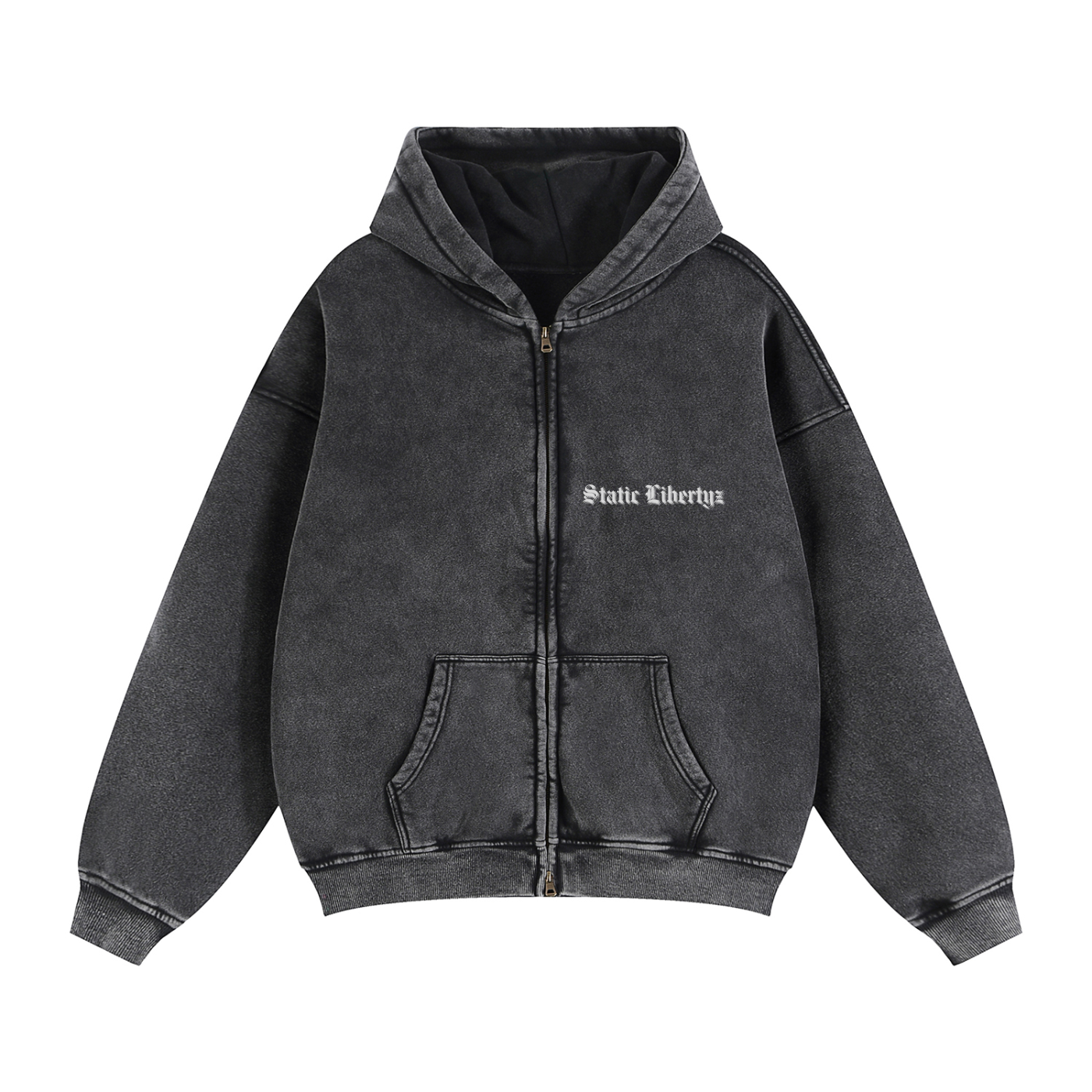 NEVER SURRENDER Boxy Fleeced Hoodie