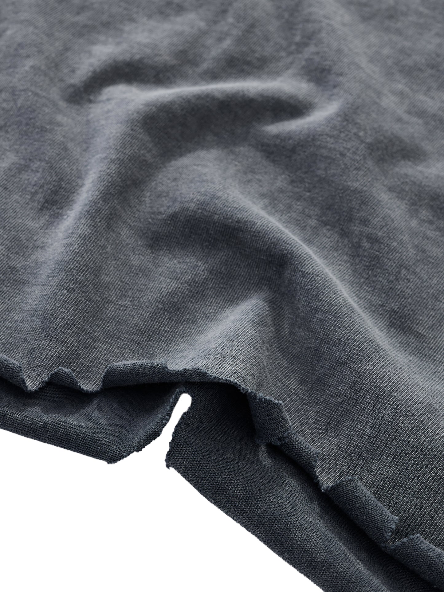 Snow Wash Raw-Hem Boxy T-shirt