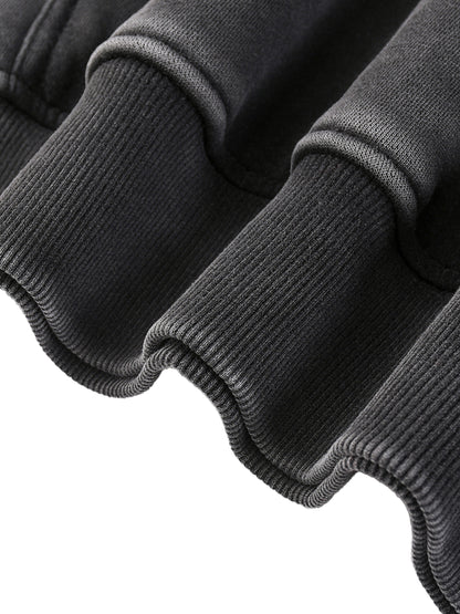 ALL WE NEED IS MONEY Oversized Fleeced Hoodie