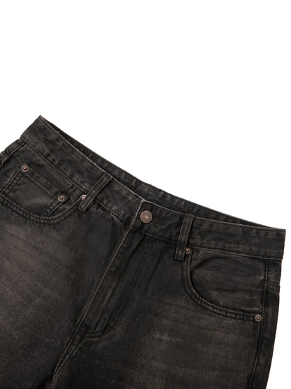 Vintage Wash Heavyweight Denim Jeans